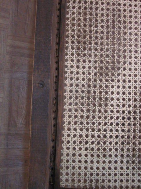 Louis XIV Style Caned Bench 5