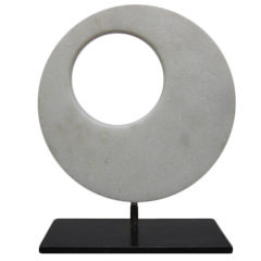 Italian Marble Sculpture on Iron Base 4
