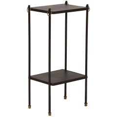 Petite Occasional Table With Shelf By Jacques Adnet