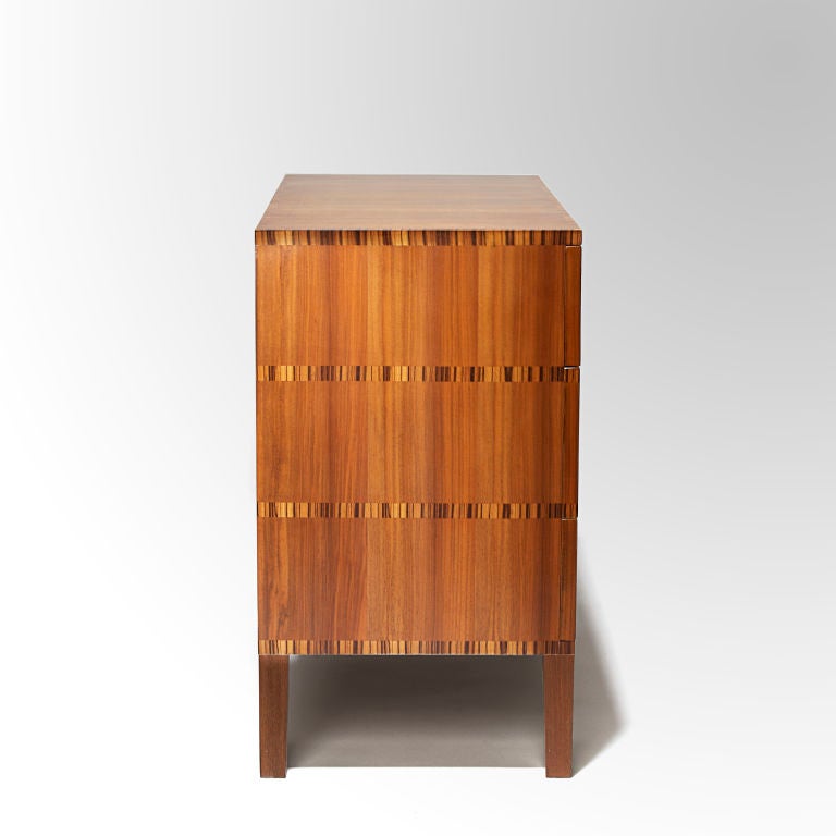 Swedish Exquisite functionalist chest of drawers by Margareta Köhler