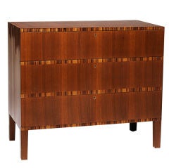 Vintage Exquisite functionalist chest of drawers by Margareta Köhler