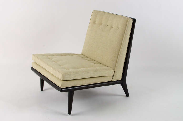 Mid-Century Modern T.H. Robsjohn-Gibbings Petit Chaise Longue, 1950s For Sale