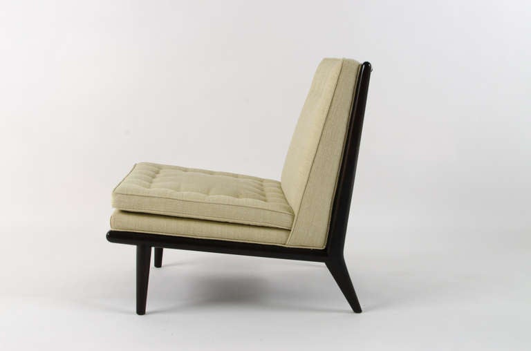 Upholstery T.H. Robsjohn-Gibbings Petit Chaise Longue, 1950s For Sale