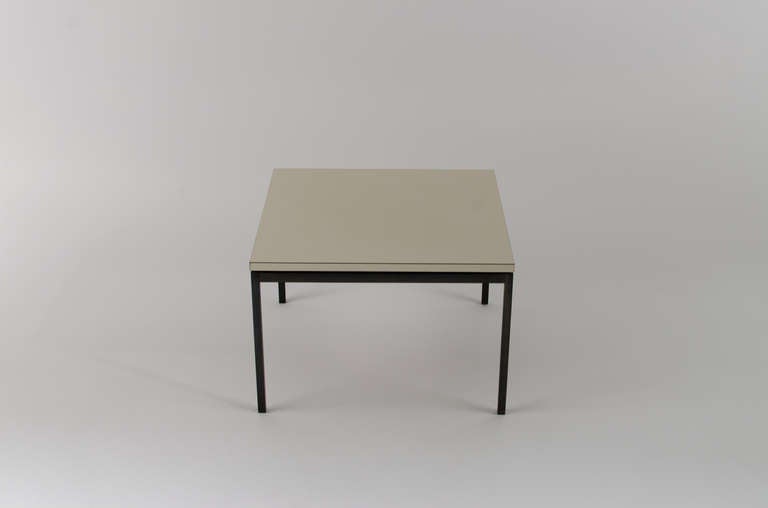 Mid-Century Modern Florence Knoll Bronze Side Table 1950's For Sale