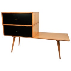 Paul McCobb Planner Group Bench / Double Drawer 1950
s