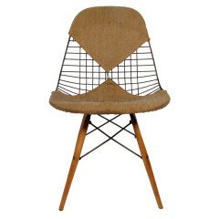 Charles Eames fauteuil Bikini « DKW-2 » en fil métallique