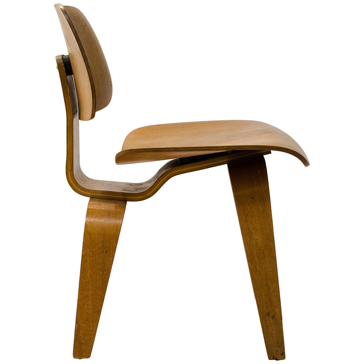 Charles Eames Ash DCW Plywood Chair For Sale