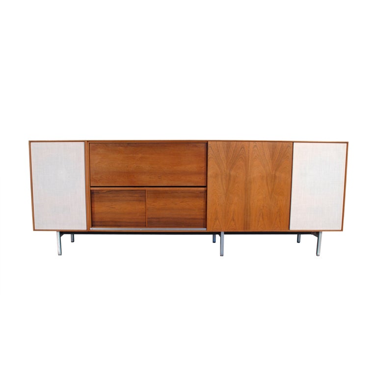 George Nelson Thin Edge Rosewood Stereo Cabinet