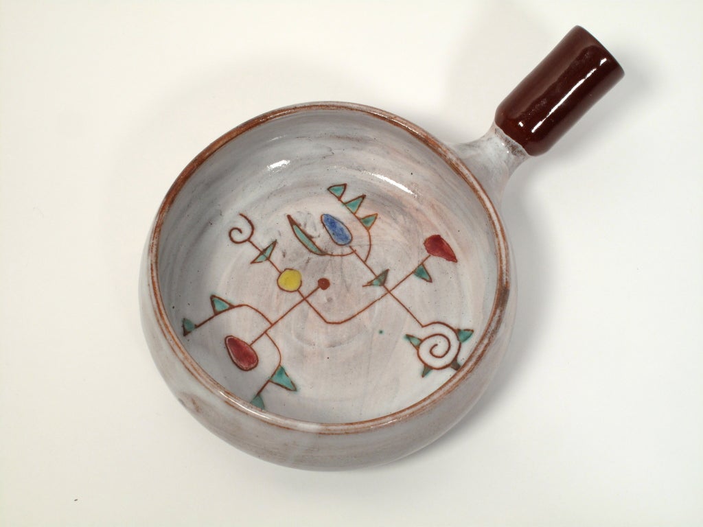 Jean Rivier French Ceramic Dish 1950's