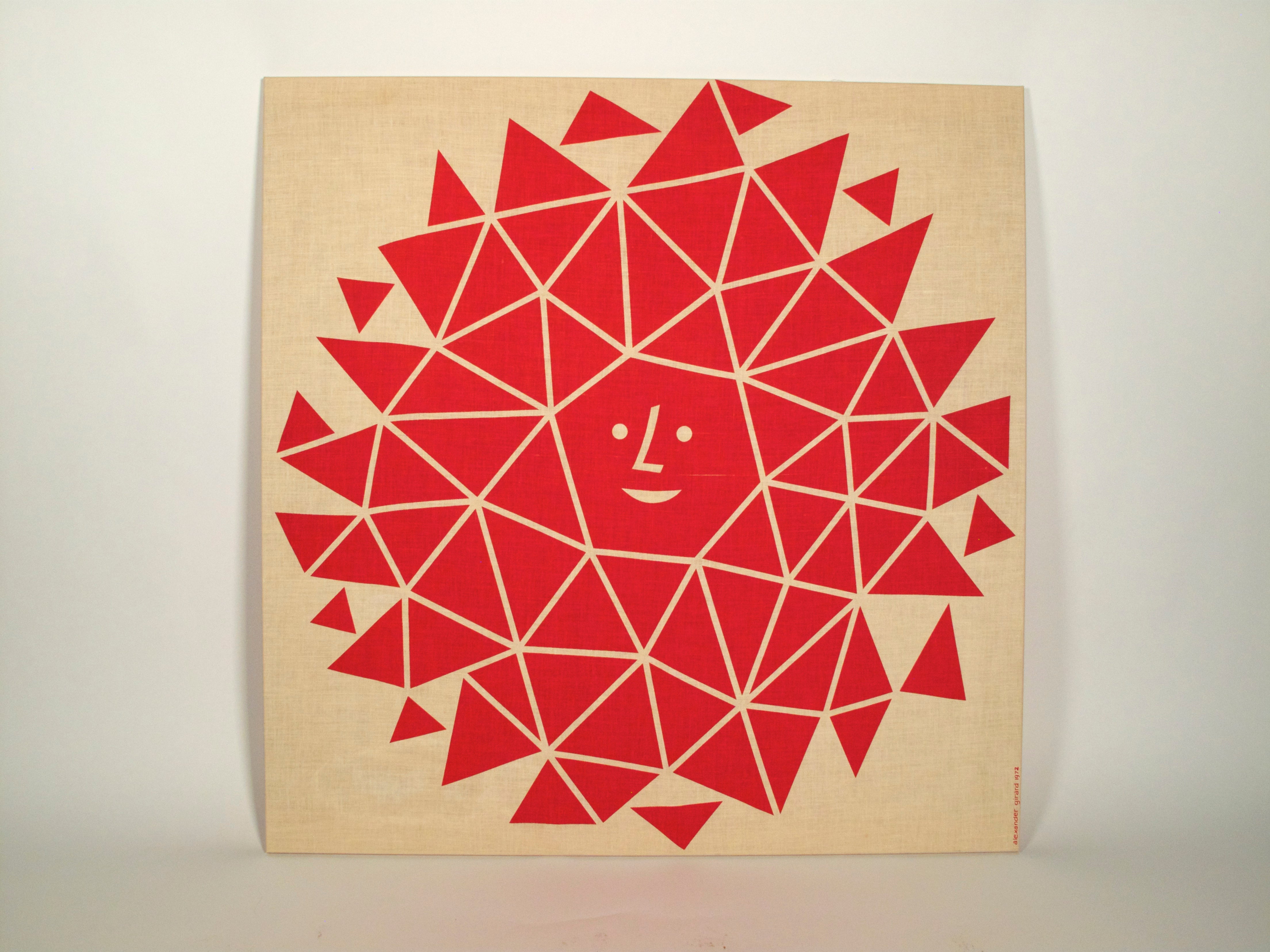 Alexander Girard 'New Sun' Wall Hanging 1972