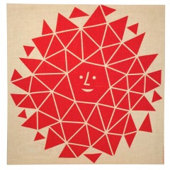 Alexander Girard 'New Sun' Wall Hanging 1972