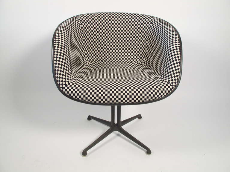 Charles Eames Alexander Girard 'Check' La Fonda Arm Chairs 1960's In Excellent Condition In Berkeley, CA