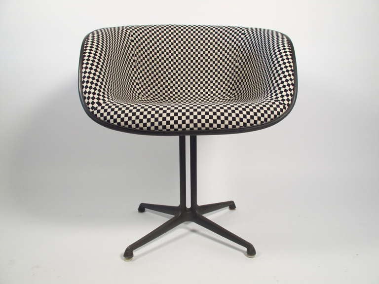 Mid-20th Century Charles Eames Alexander Girard 'Check' La Fonda Arm Chairs 1960's