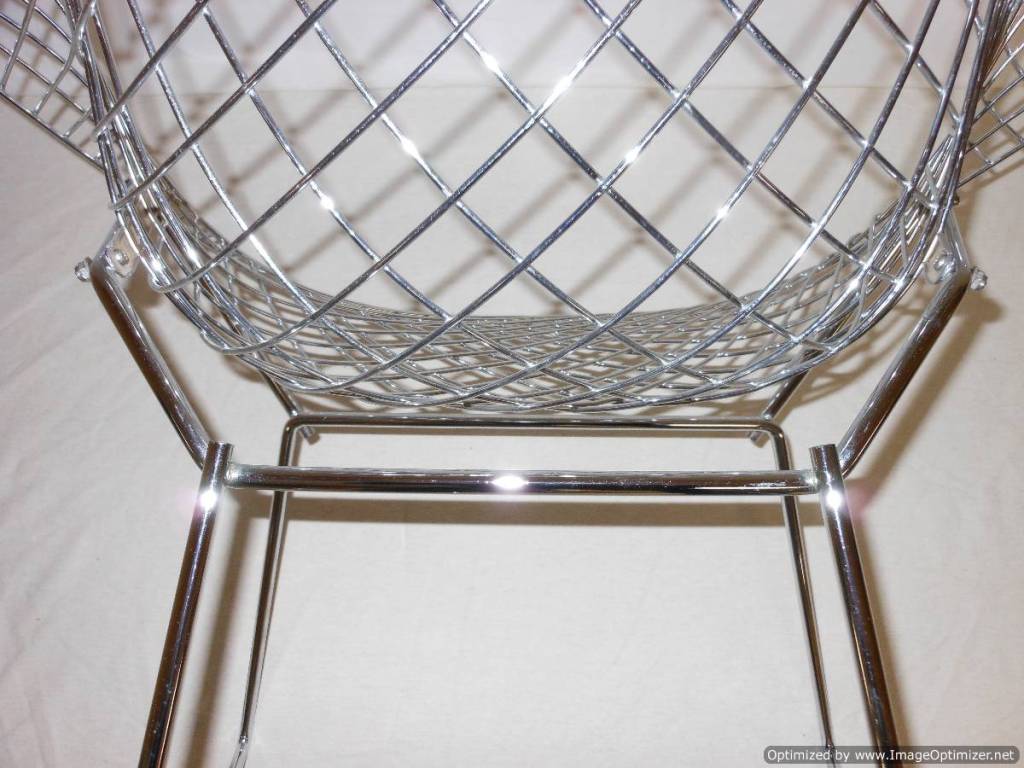 Steel Harry Bertoia for Knoll Diamond Chairs 1960's