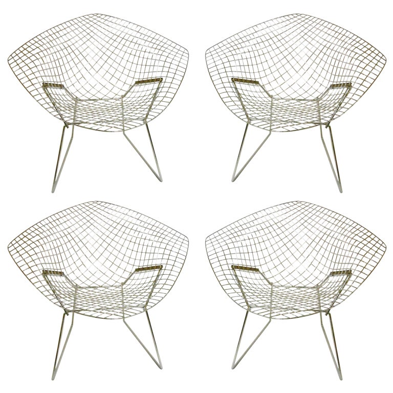Harry Bertoia for Knoll Diamond Chairs 1960's