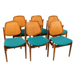 Arne Vodder Dining Chairs France & Sons 1960's