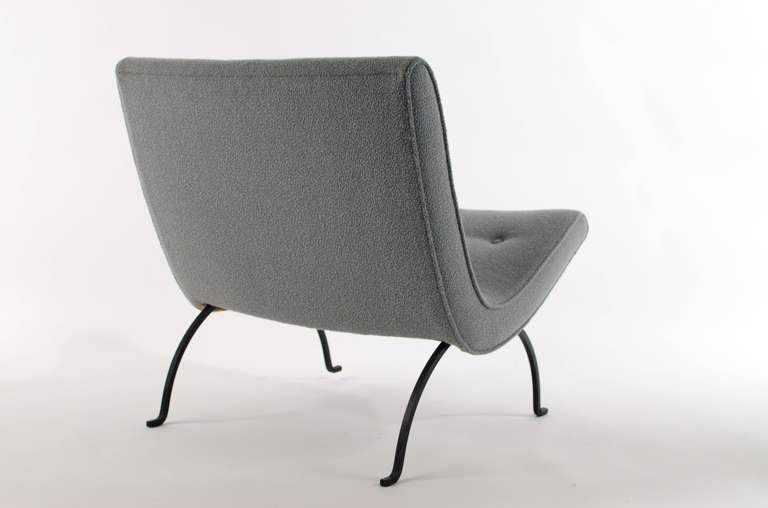 Milo Baughman Scoop Lounge Chairs, 1950s 1