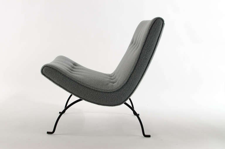 Milo Baughman Scoop Lounge Chairs, 1950s 2