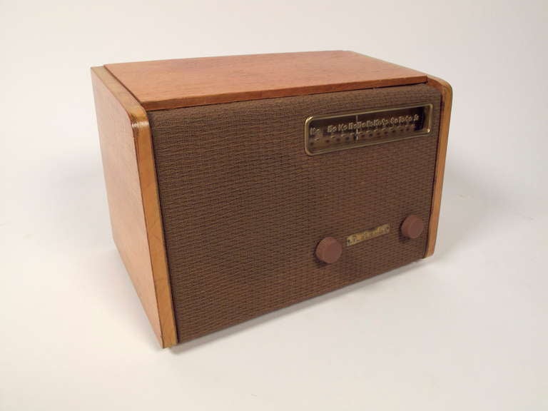 Mid-20th Century Alexander Girard Detrola Radio 1946 For Sale