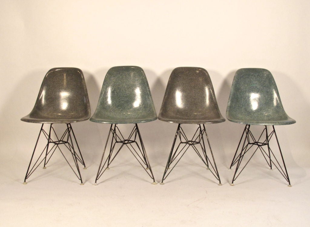 Charles Eames 'DSR' 1950's Fiberglass Side Shells Herman Miller