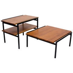 Vintage Don Knorr Mahogany Side Tables for Vista of California