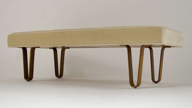 Mid-20th Century Edward Wormley for Dunbar Custom Upholstered Long John Bench