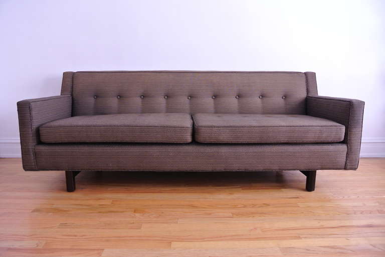 Wood Edward Wormley for Dunbar Floating Sofa