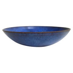 Gertrud & Otto Natzler Blue Glazed Bowl