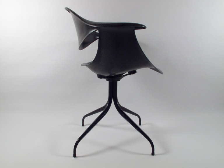 Mid-Century Modern George Nelson DAF Swag Leg Chair 1950's