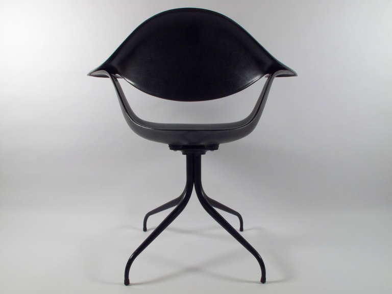 American George Nelson DAF Swag Leg Chair 1950's