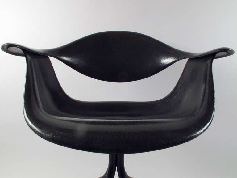 Mid-20th Century George Nelson DAF Swag Leg Chair 1950's