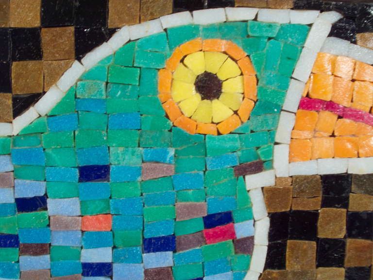 Evelyn Ackerman ERA Mosaic Toucan 1950's In Excellent Condition In Berkeley, CA