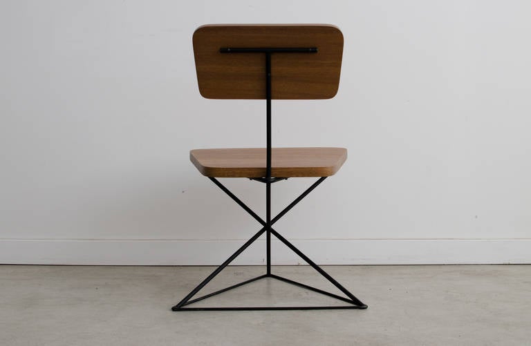 Mid-20th Century Luther Conover Iron Lounge Chair