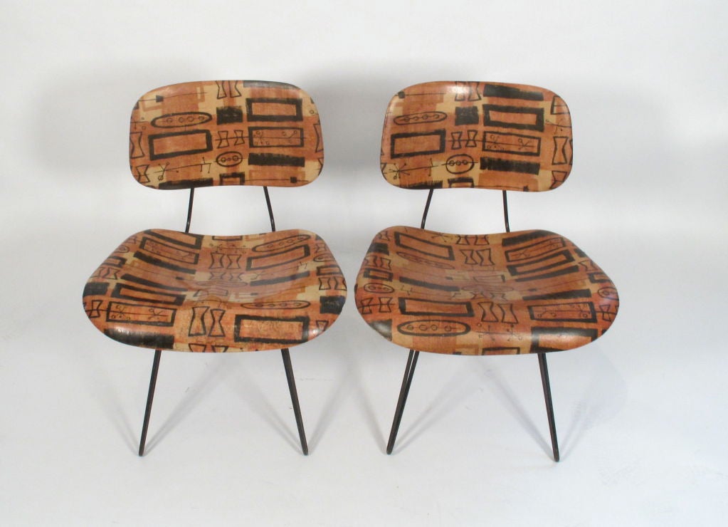 Rare Lensol-Wells Lounge Chairs 1950's California 1