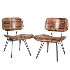 Retro Rare Lensol-Wells Lounge Chairs 1950's California