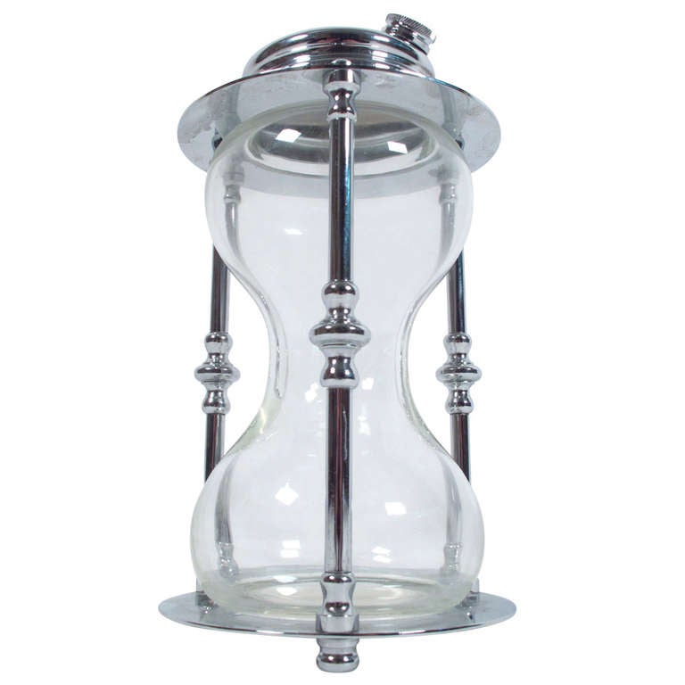 Maxwell Phillip Co. Hourglass Cocktail Shaker 1935 at 1stdibs