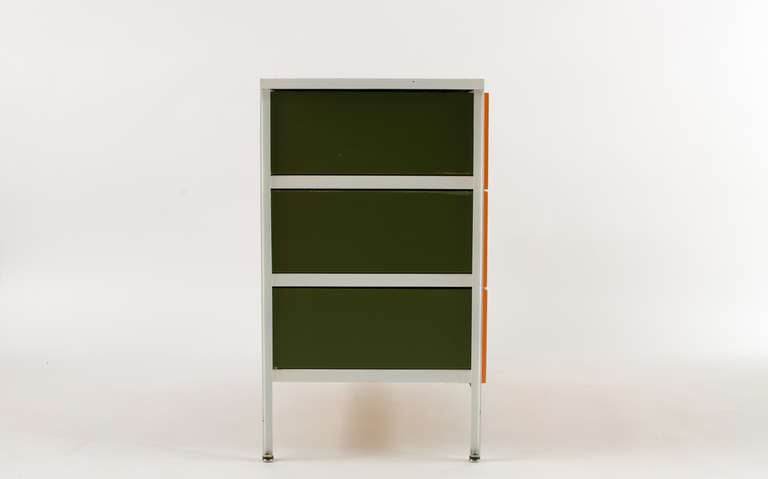 American George Nelson Steel Frame Chest 1955