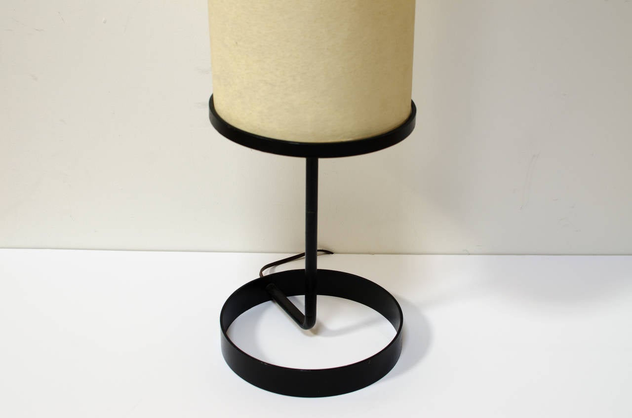 Mid-20th Century Ben Seibel Iron Table Lamp, 1950s