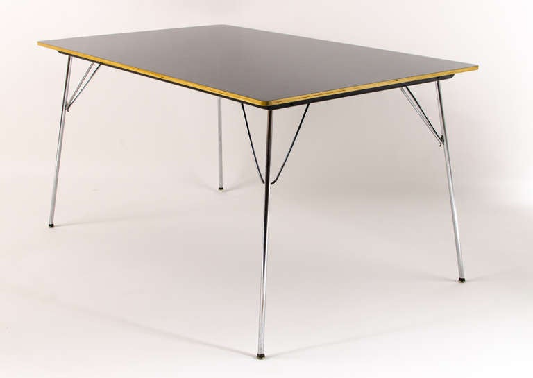 Wood Charles Eames DTM-10 Folding Table 1952