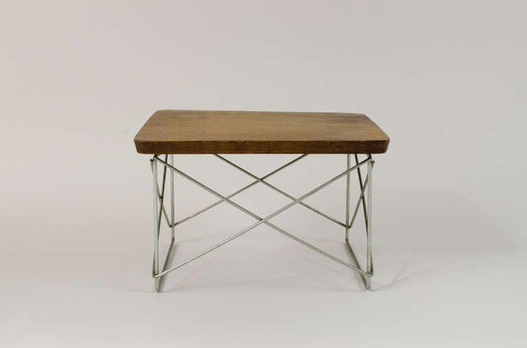 American Charles Eames LTR Wire Table 1950's