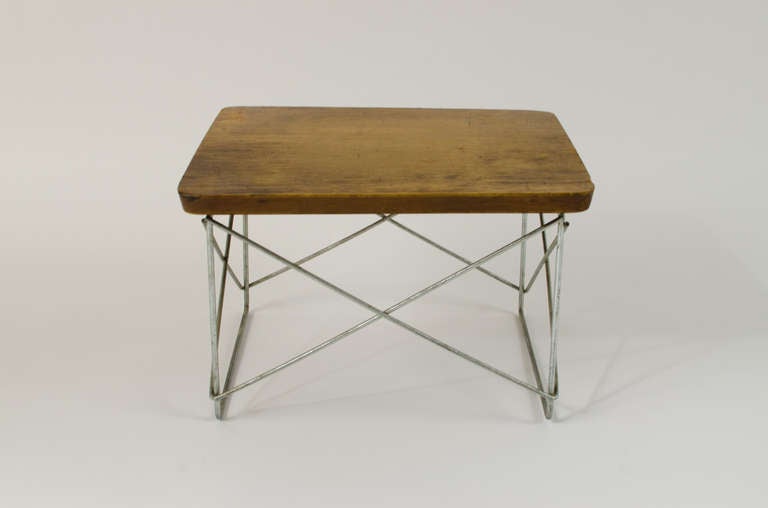 Mid-20th Century Charles Eames LTR Wire Table 1950's