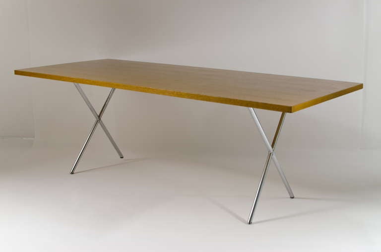 George Nelson X-Leg Dining Table 1950 In Excellent Condition In Berkeley, CA