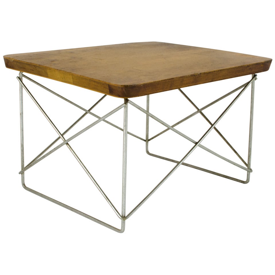 Charles Eames LTR Wire Table 1950's