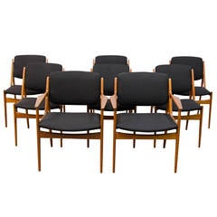 Arne Vodder "Tilt Back" Dining Chairs