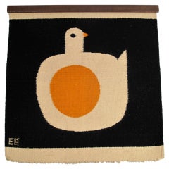 Evelyn Ackerman Modernist 'Dove' Wall Hanging 