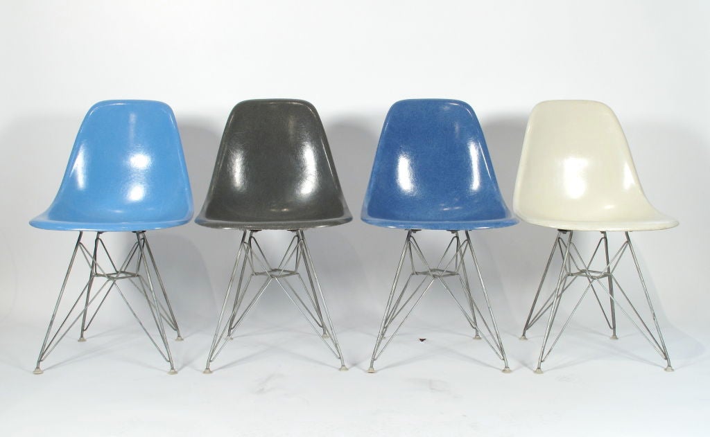Charle Eames DSR Fiberglass Side Shells Herman Miller