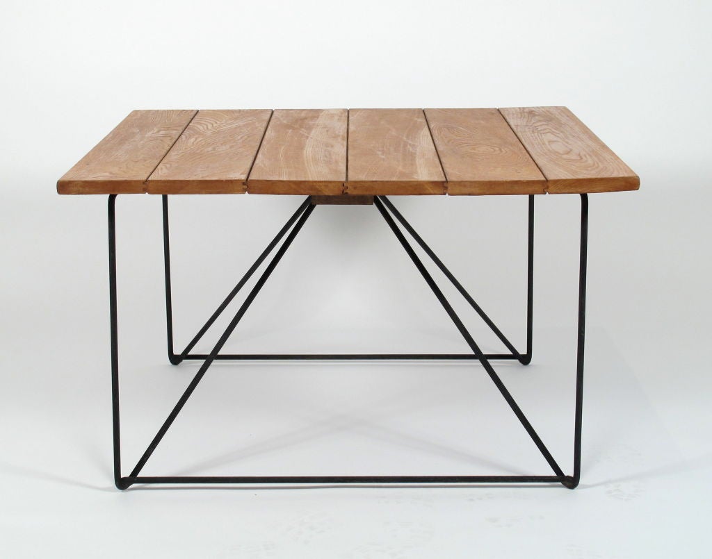 Beautiful example of a rare side table designed by Luther Conover circa 1950's Sausalito, CA.