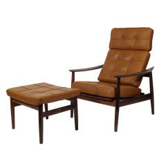 Rare Arne Vodder Brazilian Rosewood Easy Chair 1955