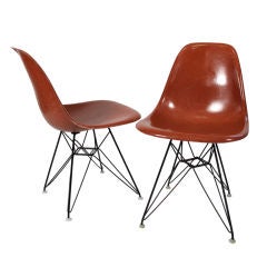 Charles Eames Fiberglass Side Chairs