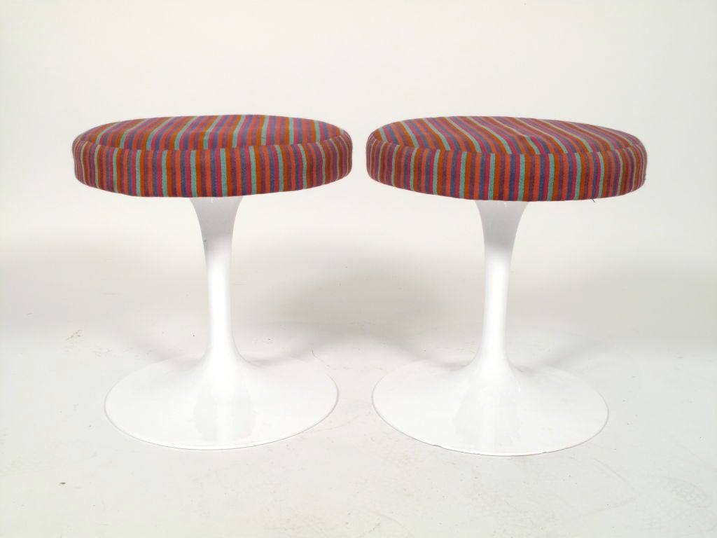Mid-20th Century Eero Saarinen Tulip Stools Alexander Girard
